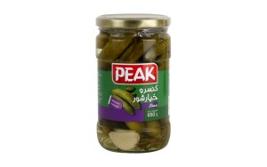 خیارشور شیشه ممتاز پیک 650گ