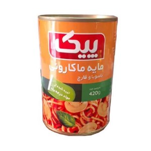 کنسرو مایه ماکارونی با سویا پیک 420گ