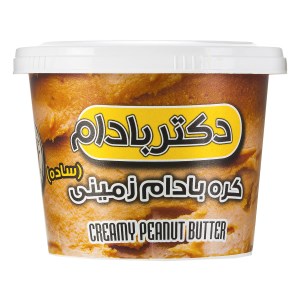 کره بادام زمینی ساده دکتر بادام 220گ